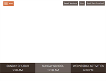 Tablet Screenshot of dayspringchristianchurch.com